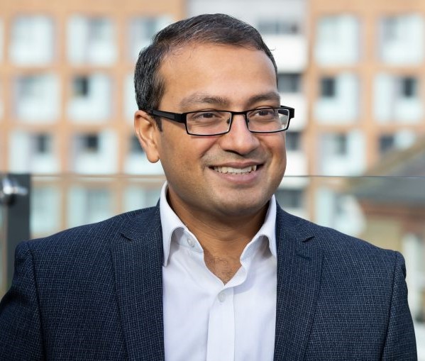 A man smiling