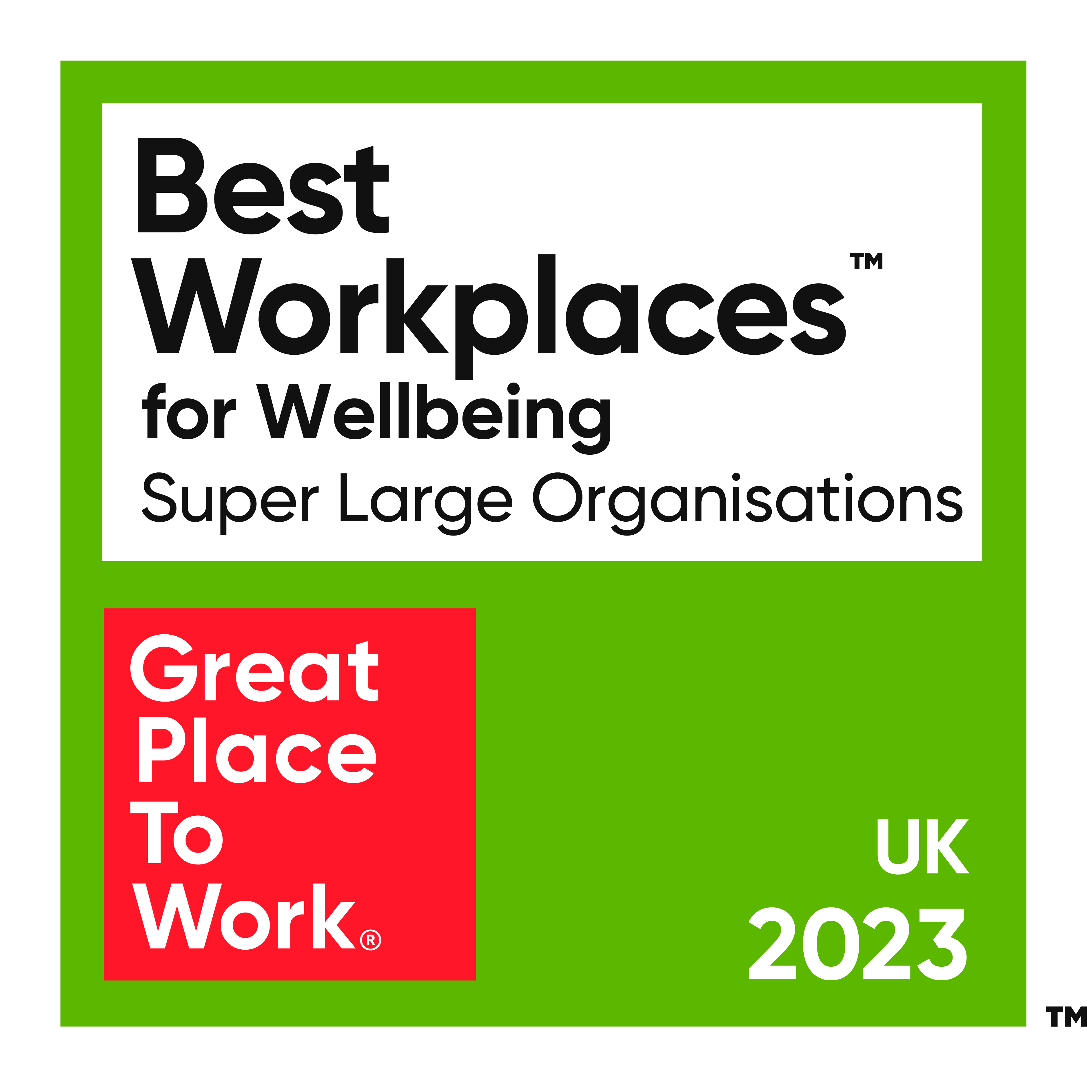 Best Workplaces for Wellbeing logo for Great Place to Work